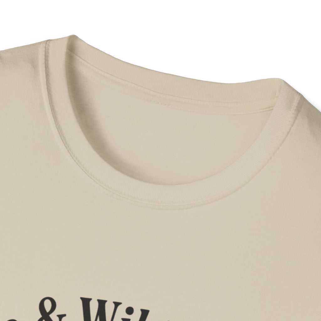 Cute Coffee Lover Floral T-Shirt – Coffee & Wildflowers Design