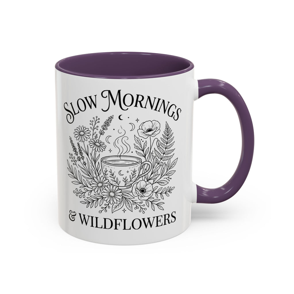 Slow Mornings & Wildflowers Coffee Mug