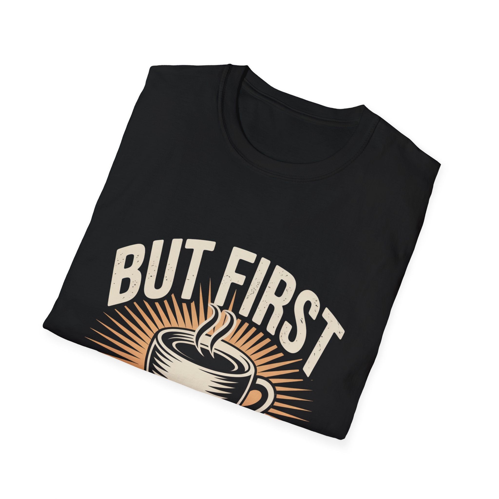 But First Coffee T-Shirt — Vintage Coffee Cup Graphic Tee