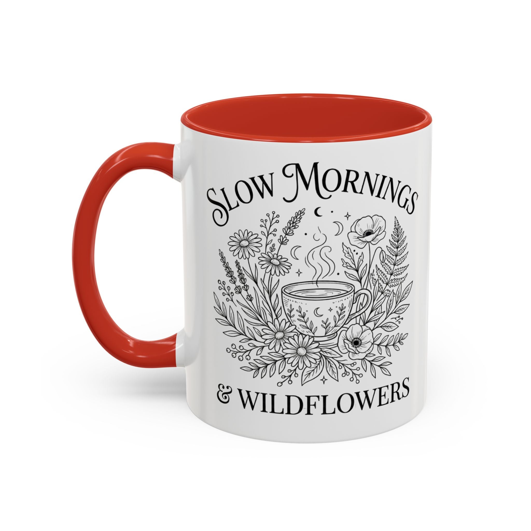 Slow Mornings & Wildflowers Coffee Mug