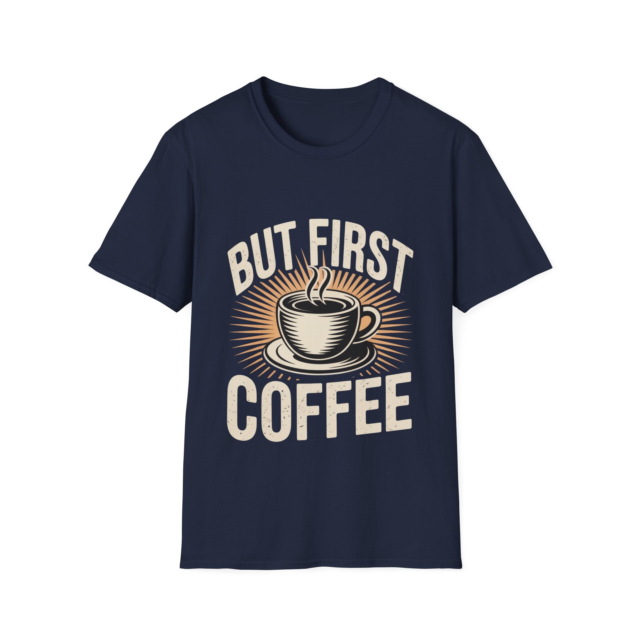 But First Coffee T-Shirt — Vintage Coffee Cup Graphic Tee
