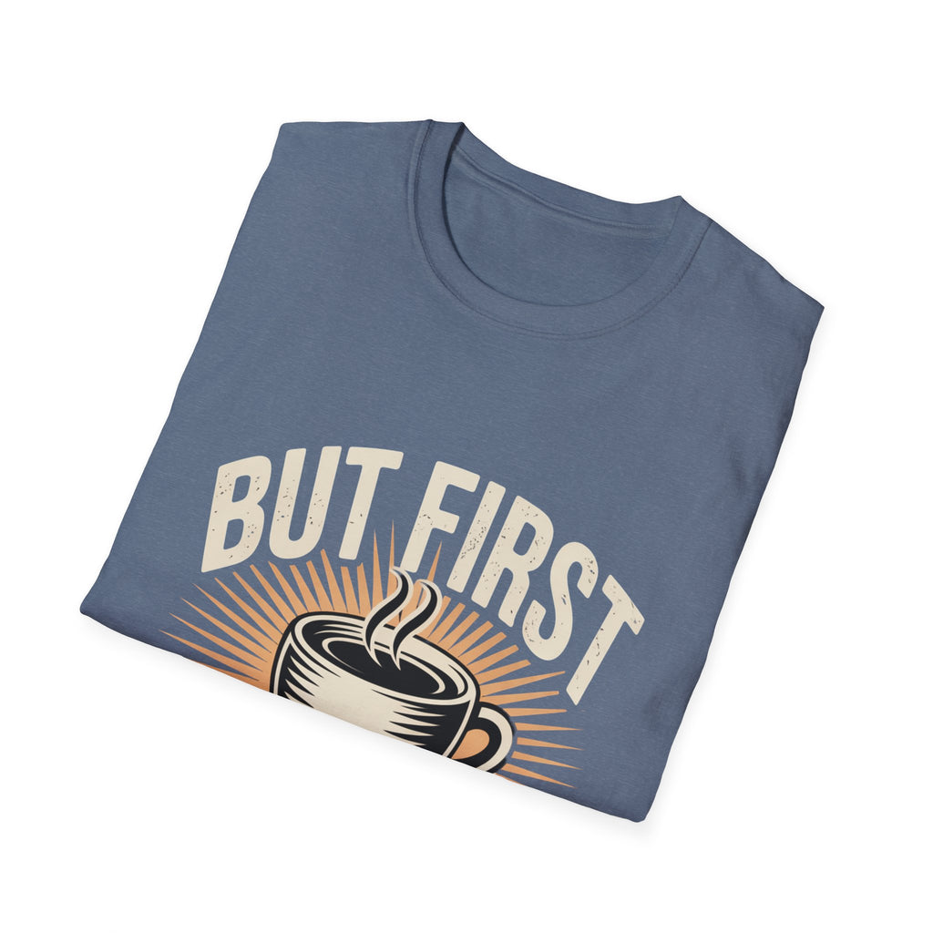 But First Coffee T-Shirt — Vintage Coffee Cup Graphic Tee
