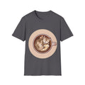 Cat in Coffee Cup T-Shirt — Cute Latte Cat Tee for Cat Lovers & Coffee Fans