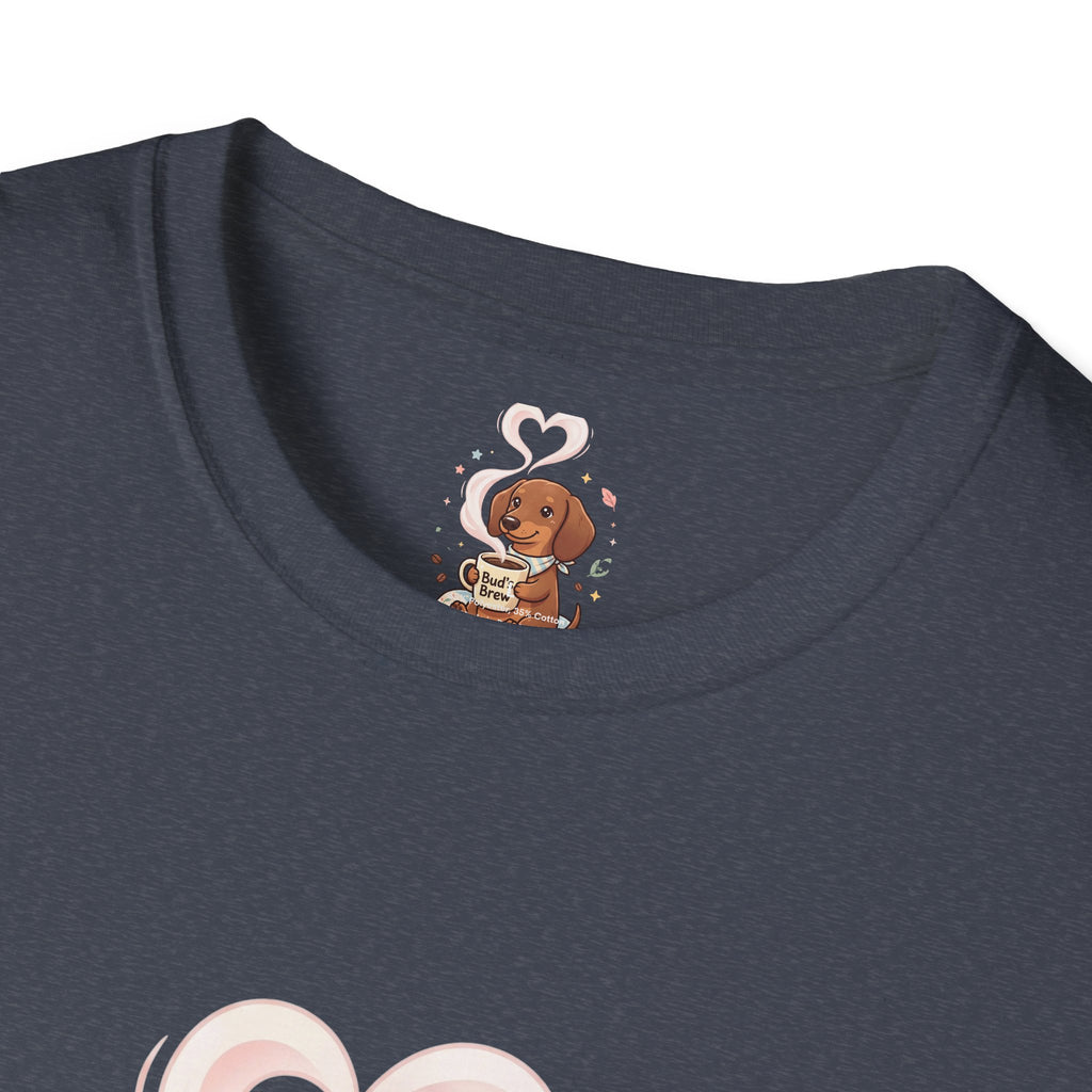 )  Cute Dachshund Coffee Lover T-Shirt – Bud’s Brew Puppy Shirt | Funny Dog Lover Gift | Coffee Lover Graphic Tee