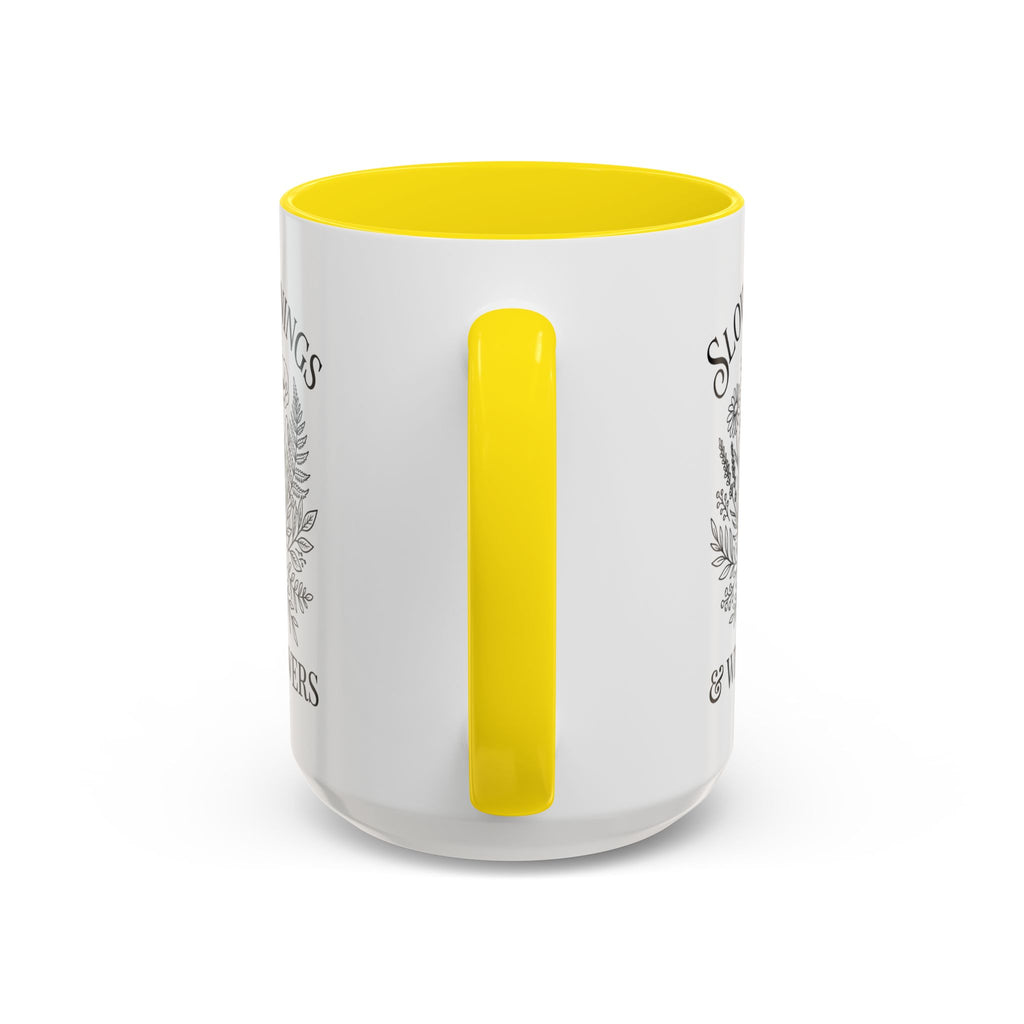 Slow Mornings & Wildflowers Coffee Mug