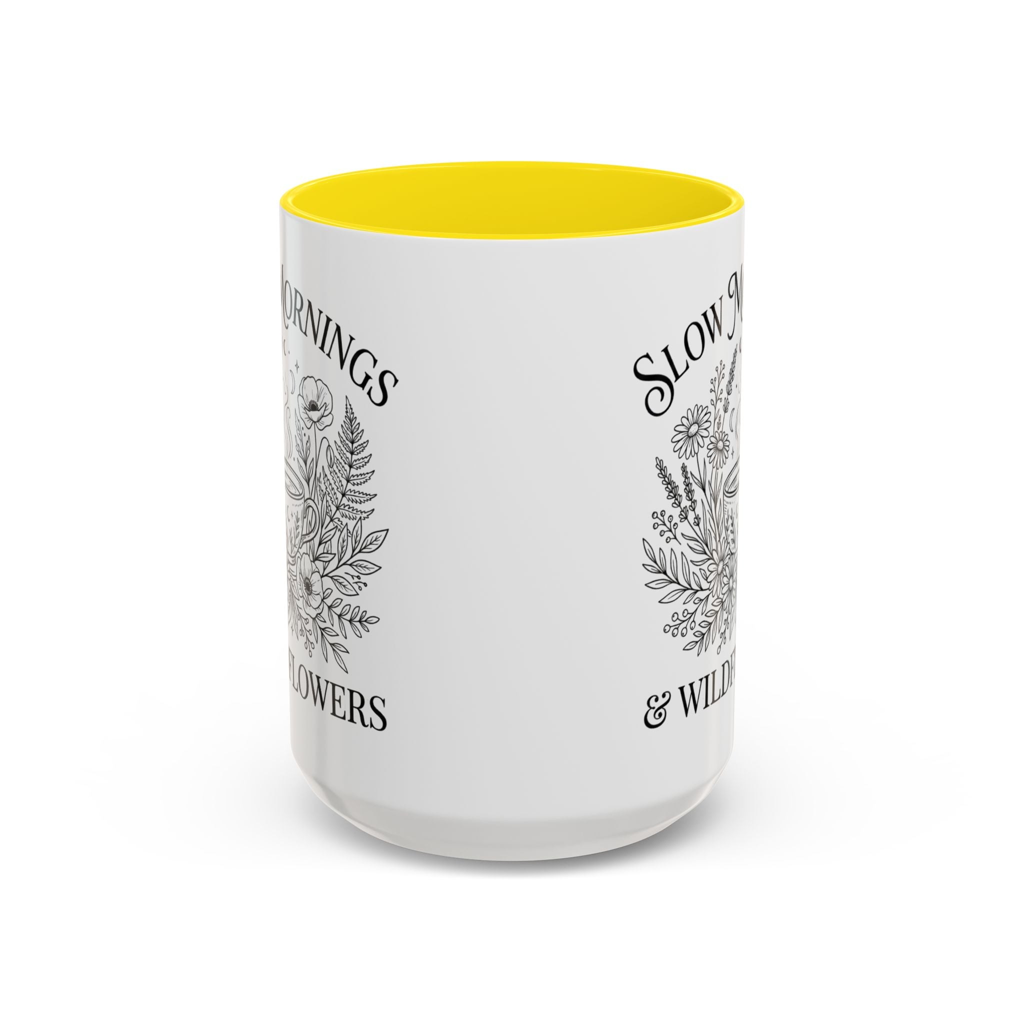 Slow Mornings & Wildflowers Coffee Mug