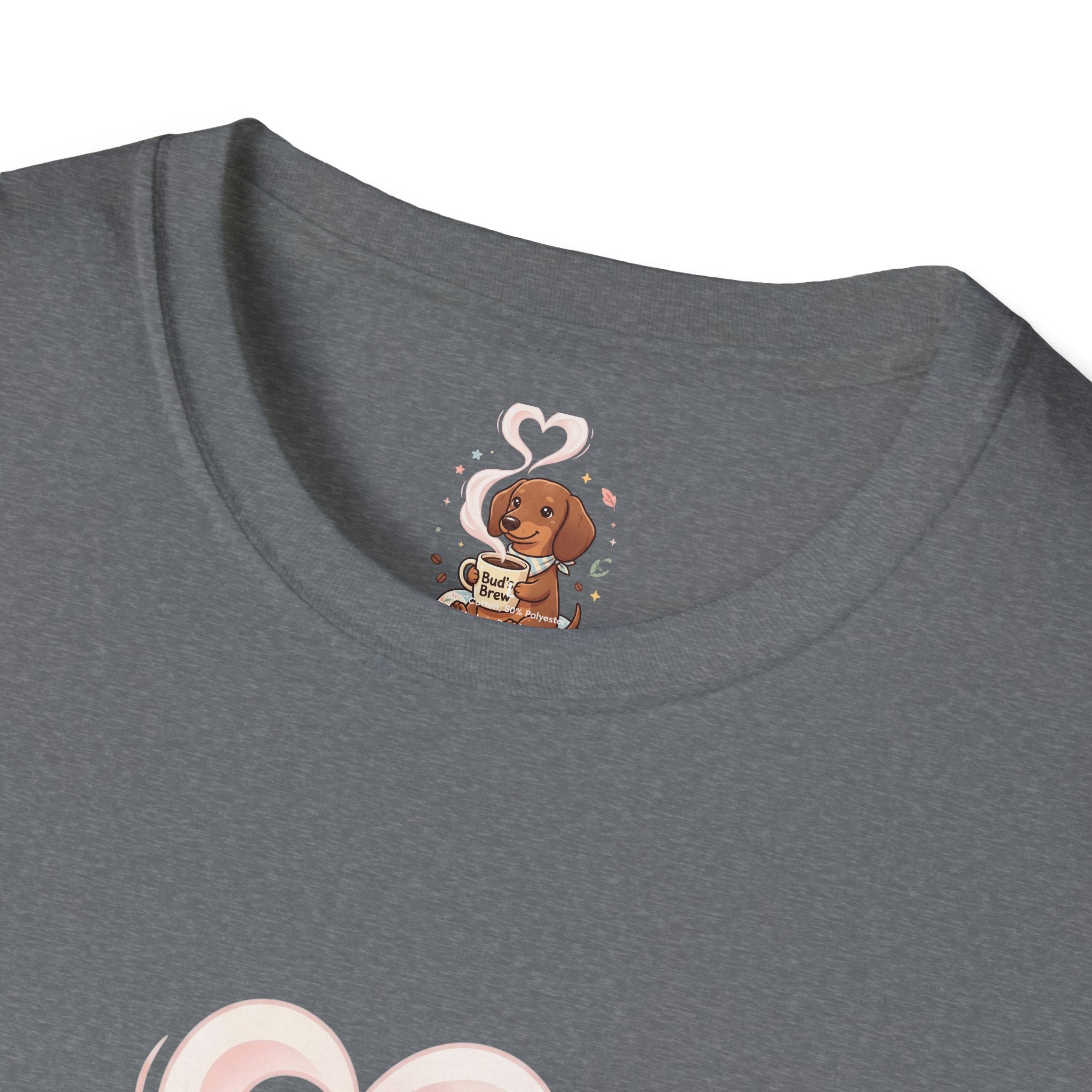 )  Cute Dachshund Coffee Lover T-Shirt – Bud’s Brew Puppy Shirt | Funny Dog Lover Gift | Coffee Lover Graphic Tee