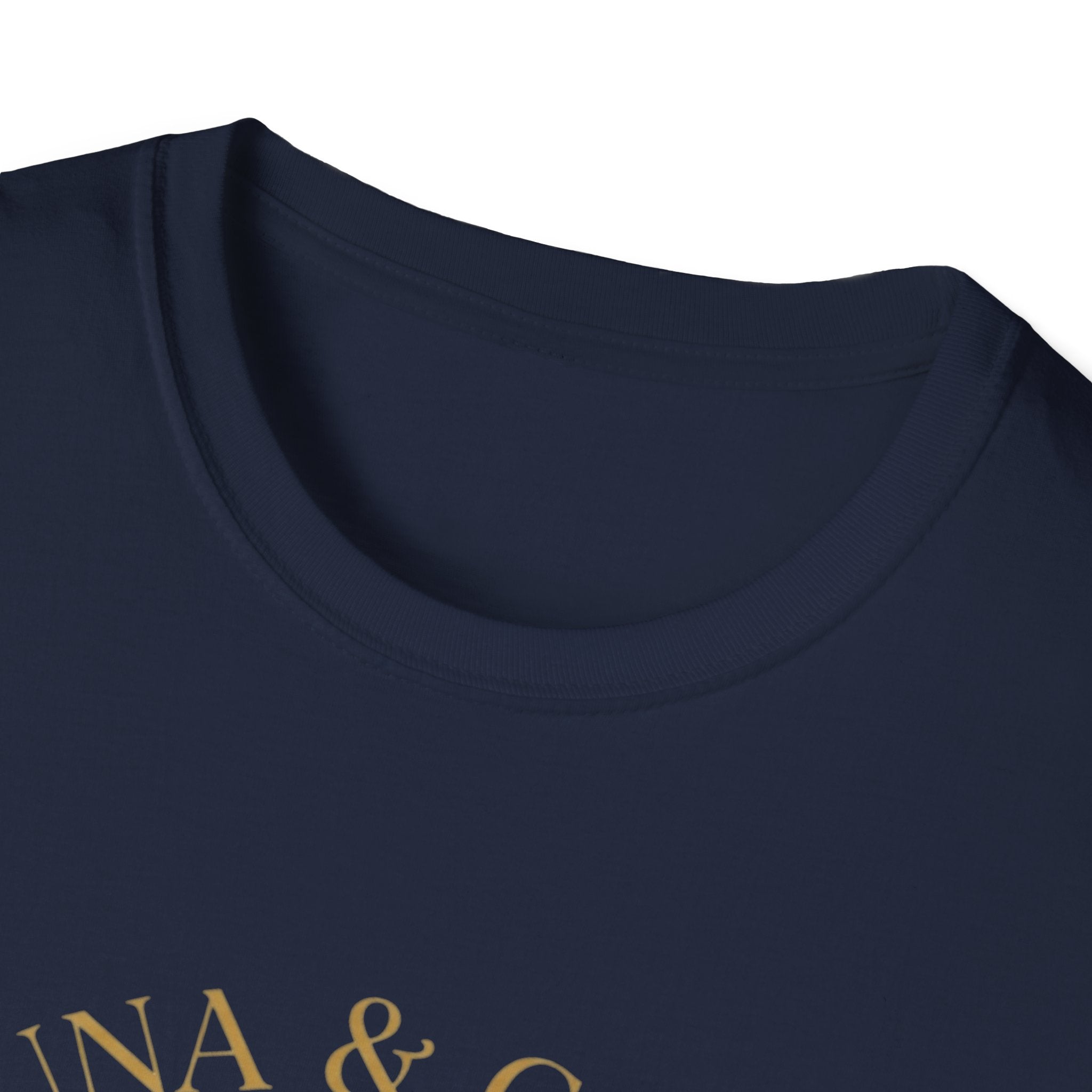 Luna & Gold Lion Moon T-Shirt — Celestial Zodiac Leo Graphic Tee