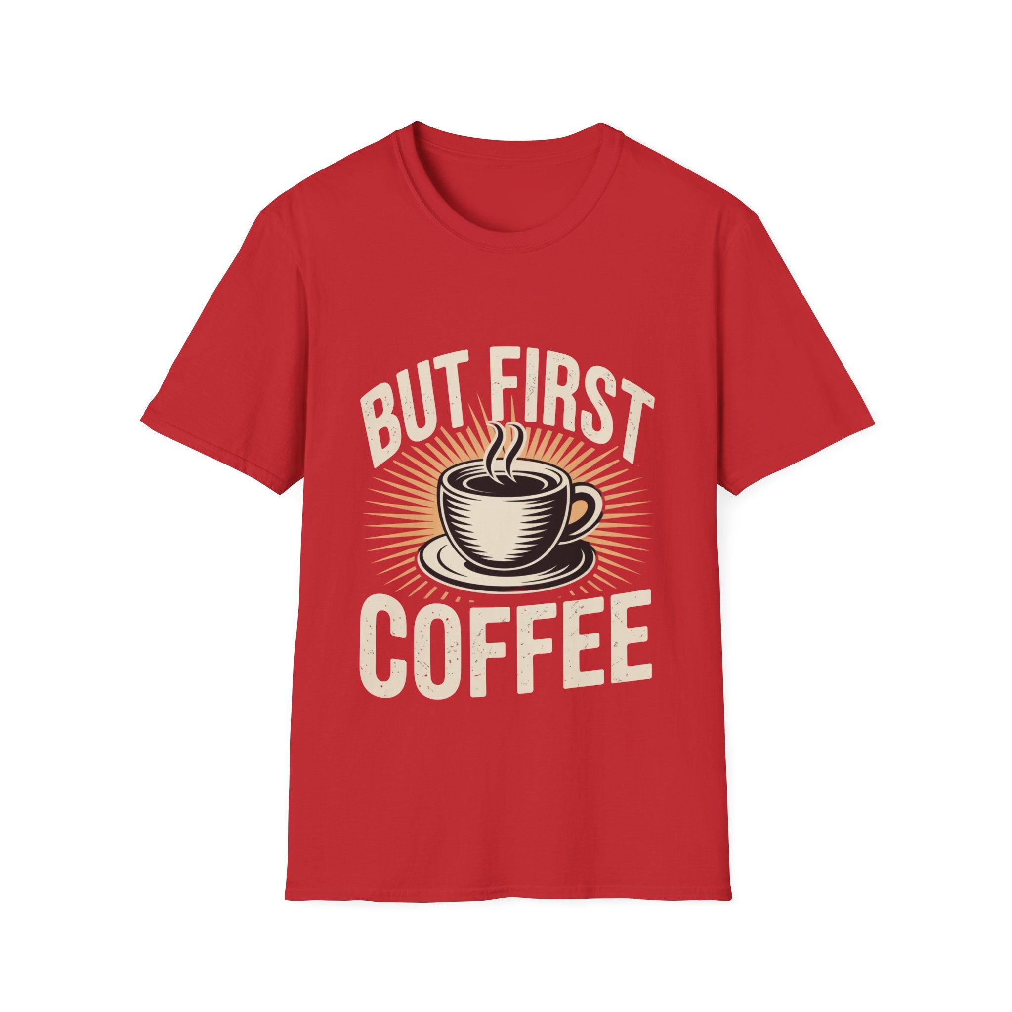 But First Coffee T-Shirt — Vintage Coffee Cup Graphic Tee