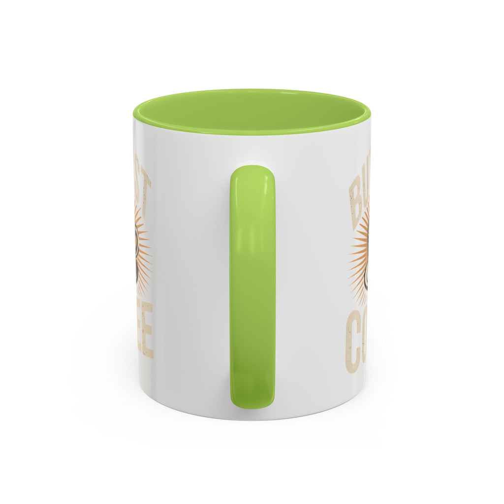 But First Coffee Accent Mug - Retro Coffee Cup 11/15oz