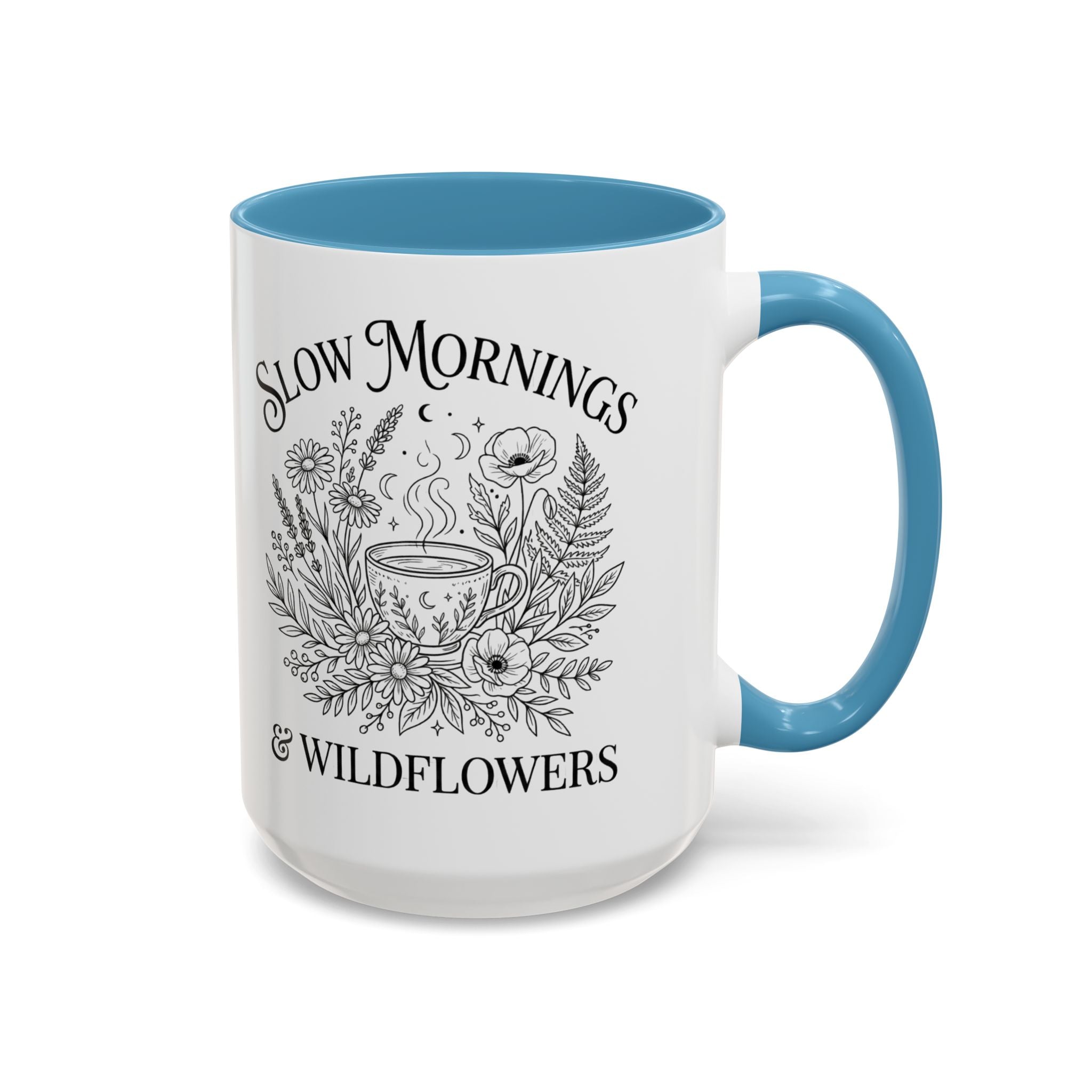 Slow Mornings & Wildflowers Coffee Mug