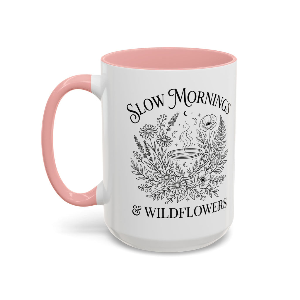 Slow Mornings & Wildflowers Coffee Mug