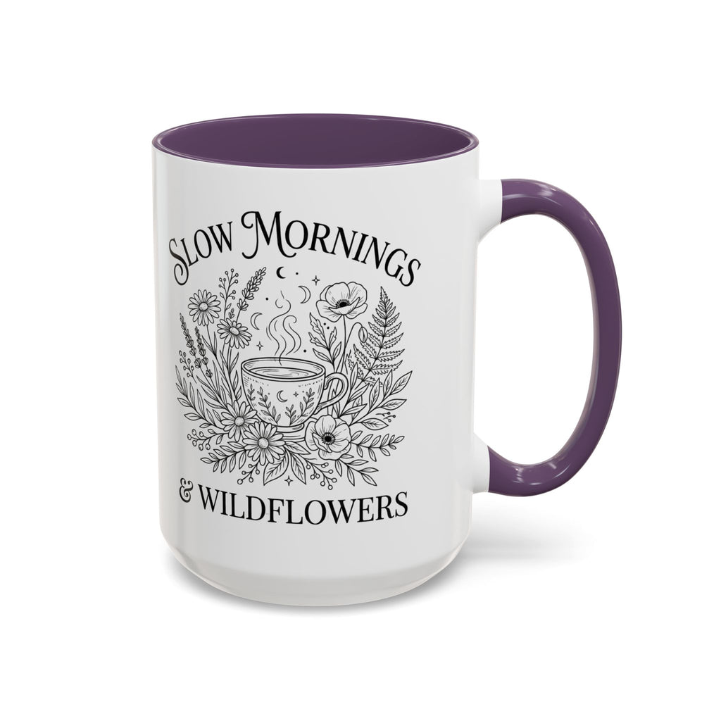 Slow Mornings & Wildflowers Coffee Mug