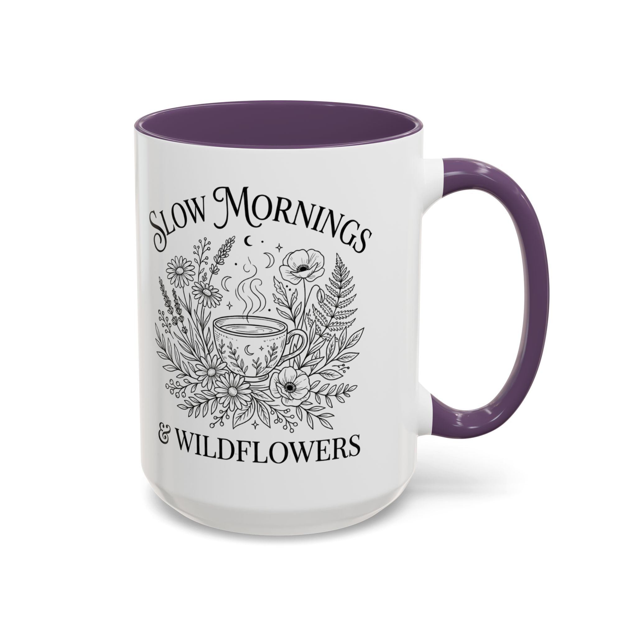 Slow Mornings & Wildflowers Coffee Mug