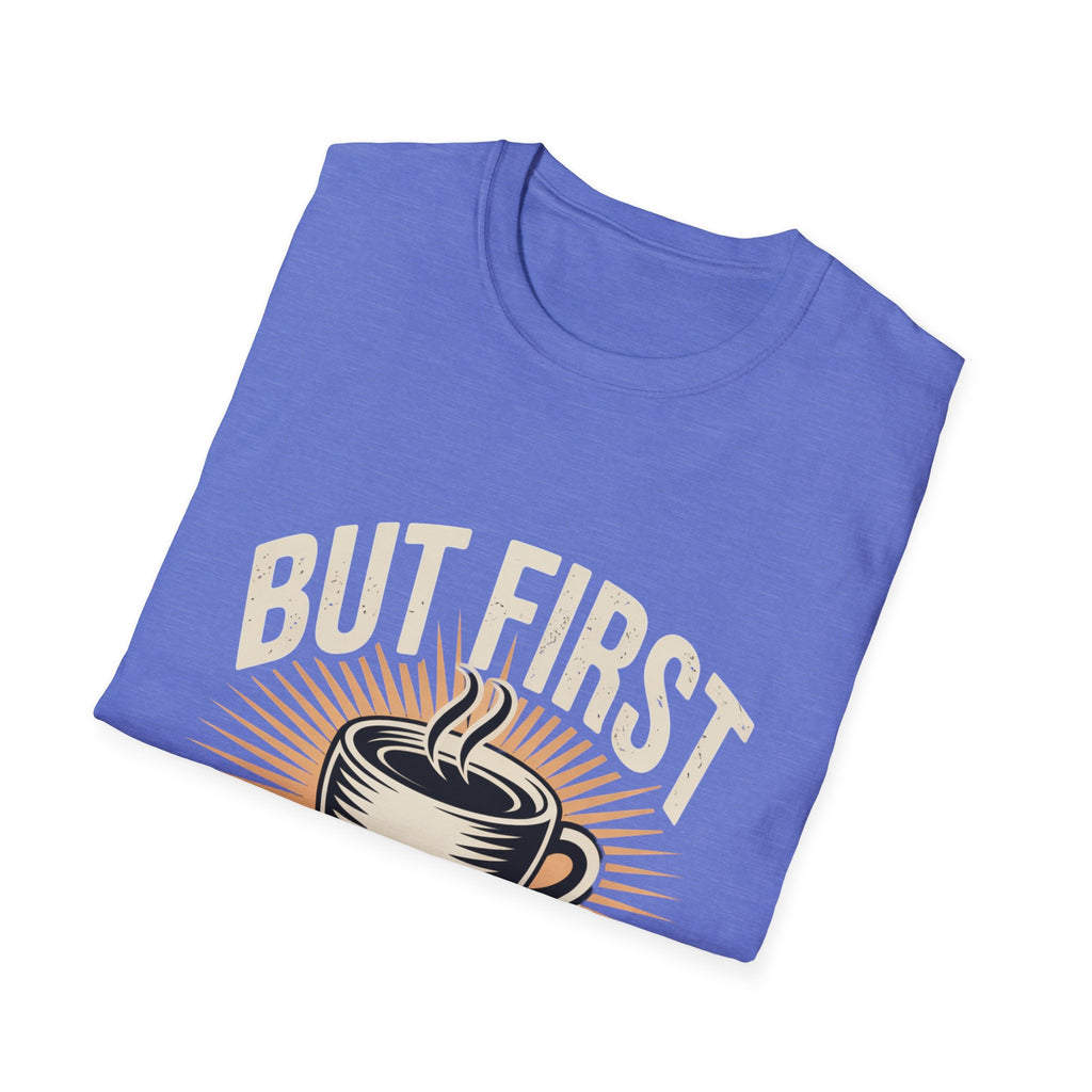 But First Coffee T-Shirt — Vintage Coffee Cup Graphic Tee