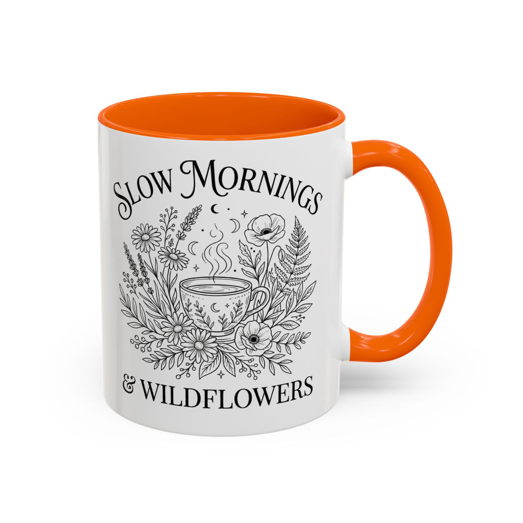 Slow Mornings & Wildflowers Coffee Mug