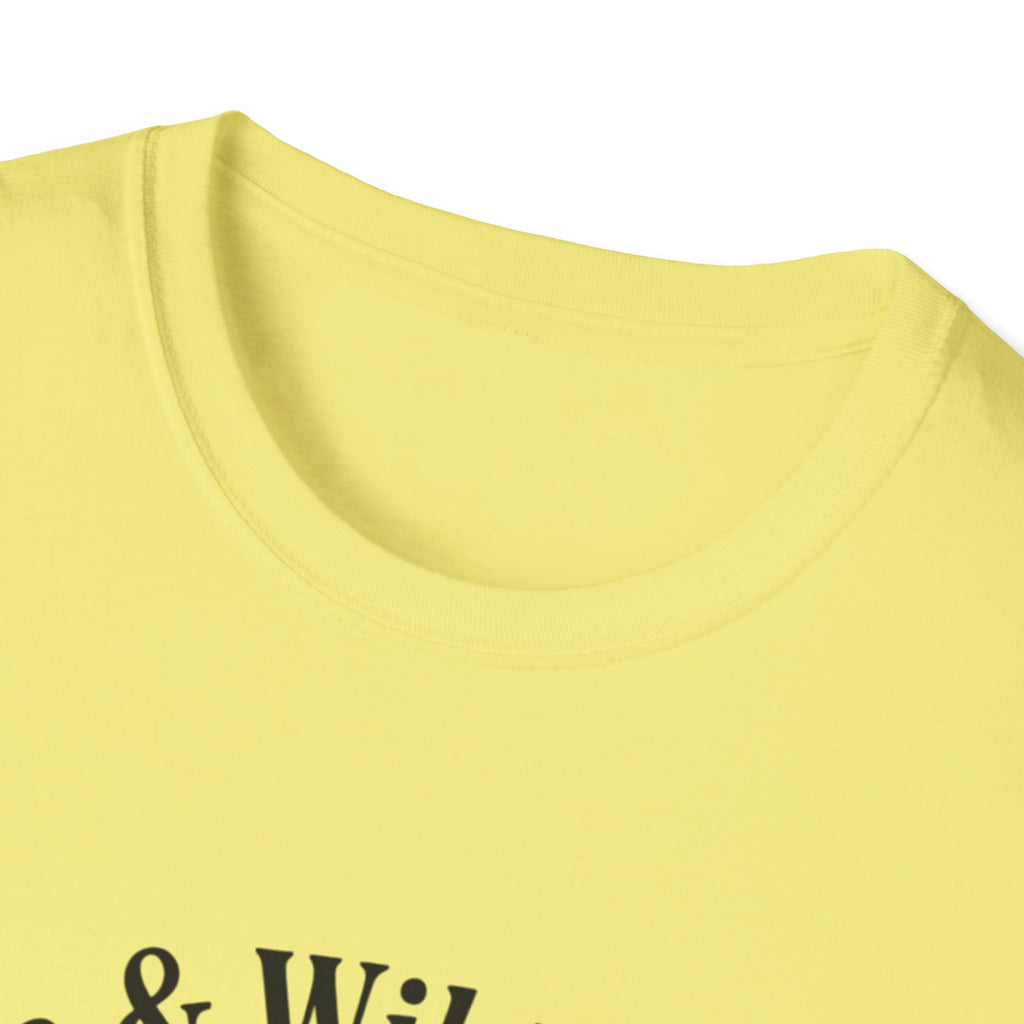 Cute Coffee Lover Floral T-Shirt – Coffee & Wildflowers Design