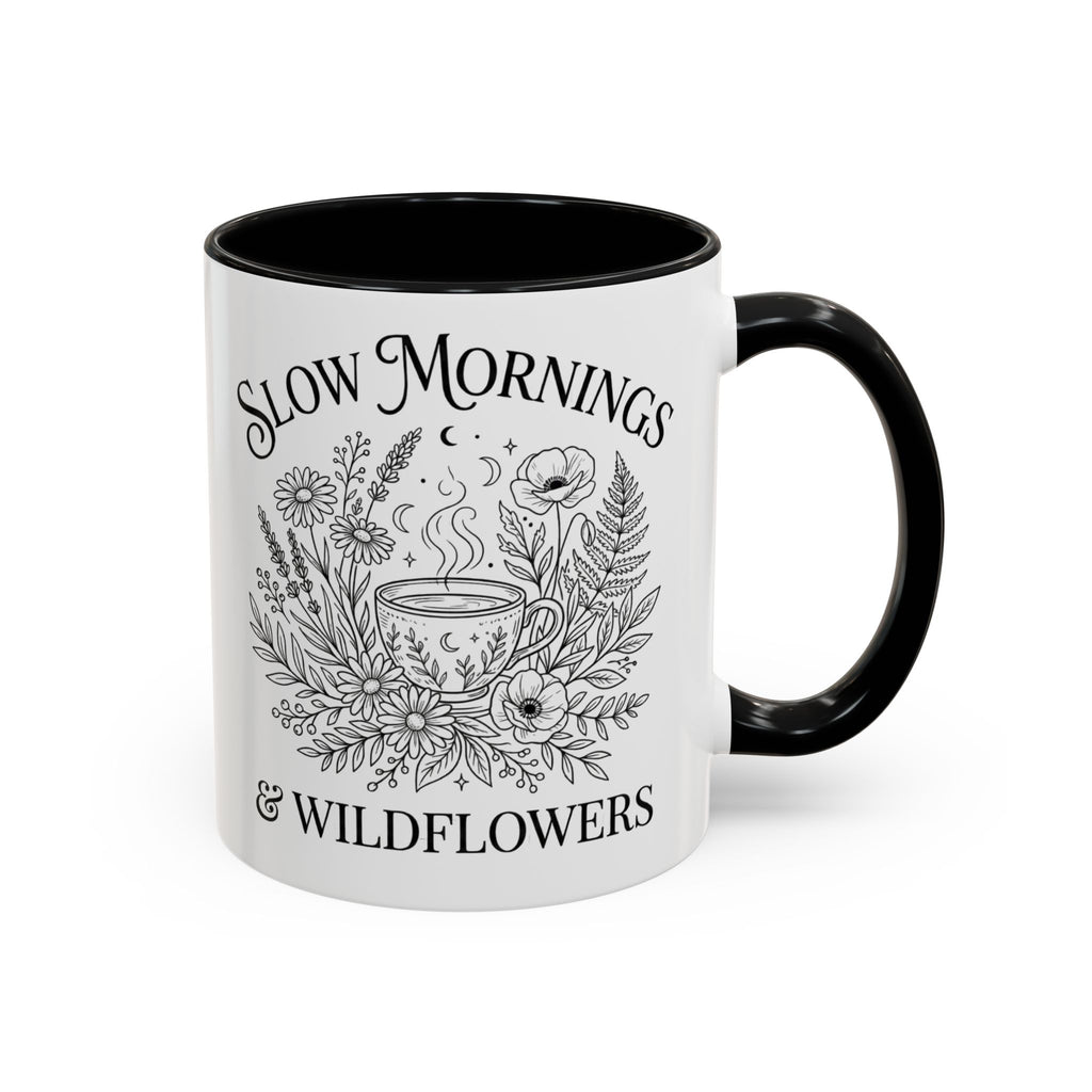 Slow Mornings & Wildflowers Coffee Mug